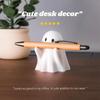1pc Ghost Pen Holder-Cute Resin Desktop Organizer for Office & Home, Halloween Decor Creative Gift, Funny Stationery Stand