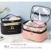 Aylashine Large Capacity Multifunctional Travel Cosmetic Bag with Brush Storage and Wash Transparent and Solid Color Makeup Organizer for Travel and