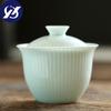 Современная нефритовая глина Shadow Green Kung Fu Gaiwan керамическая чаша для чая с крышкой W te фарфоровая офисная чайная чашка посуда для напитков
