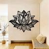 Кованое железо Настенная панель Лотос Мандала Йога Медитация Декор