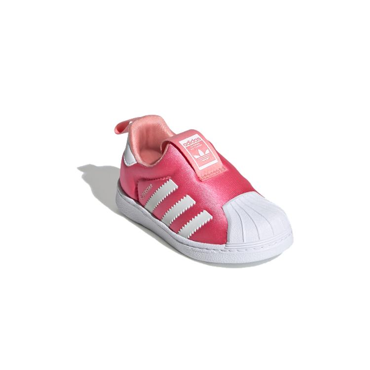 adidas Originals SUPERSTAR 360 I Устойчивые к истиранию Низкие кеды для скейтбординга Розовые Для младенцев и малышей EF6629