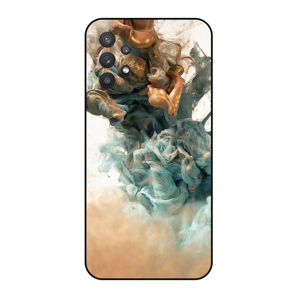 Galaxy A32 5G 6,5 дюйма с текстурированной мраморной прожилкой; Черный Prime Довольно водонепроницаемый мягкий чехол для мужского мобильного чехла Galaxy A32 4G