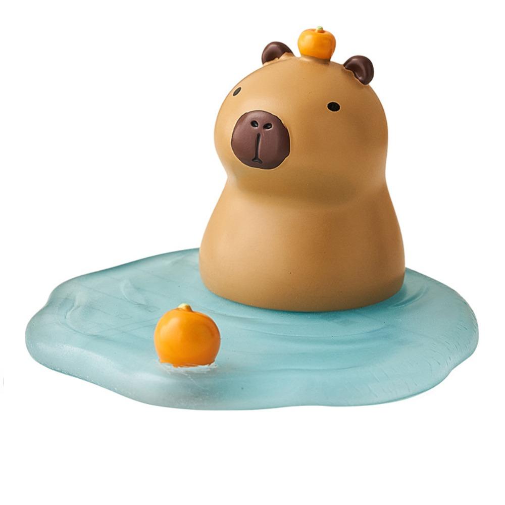 Animal Figurines Capybara Phone Holder Ornament Capybara Model Toy  Phone Accessories
