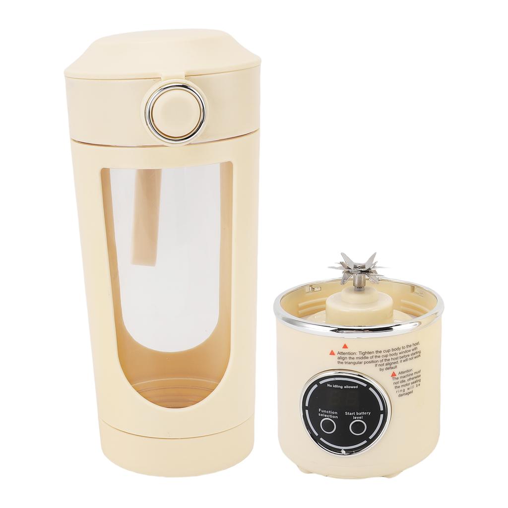 Portable Blender 700ML 7.4V 12 Blades Rechargeable Travel Mini Juicer Cup Fruit Mixer for Gym Home