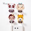 Power Plug Socket Hook Rack Holder Hanger Cute Animal Pattern Home Wall Decor