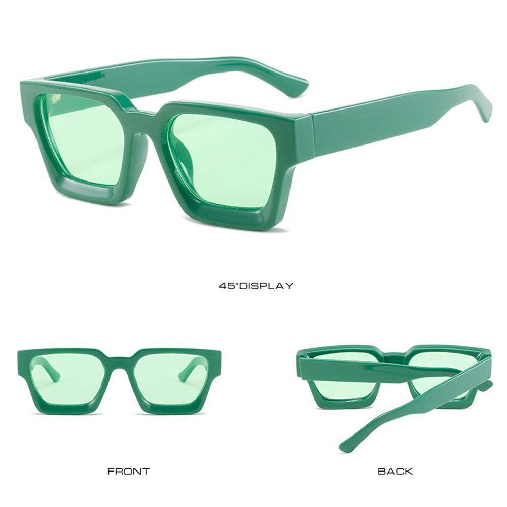 Fashion Square Frame Eyewear Punk Retro Sunglasses Ladies Shades Shades Women Sunglasses