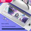 Механическая игровая клавиатура Langtu K1000 с синими переключателями - Персонализированная тема PBT для девушек и офисного использования