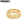 R0539-NK02 European & American Retro Car Chain Men's Titanium Steel Ring
