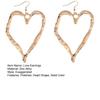 1 Pair Love Earrings Retro Exaggerated Style Polished Zinc Alloy Hook Earrings Party Club Cosplay Hanging Earrings Ear Jewelry