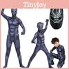 Black Movie Panther Costume Superhero Cosplay Adult Kids Zentai Jumpsuit Suit