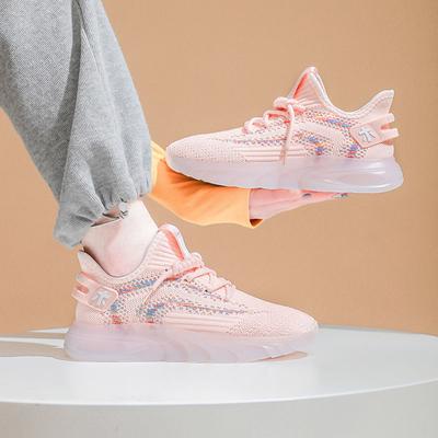 Новые женские кроссовки, женская обувь, весенне-летняя дышащая сетчатая модная повседневная женская спортивная обувь