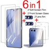 2+2+2 6 шт. Защитная пленка для экрана для Samsung Galaxy Z Flip 7 / Flip7 FE 6 5 5G из закаленного стекла, мягкая гидрогелевая пленка, защита камеры