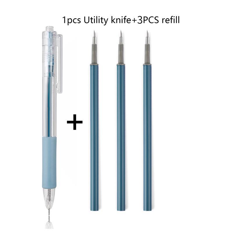 Нож для резки бумаги, заправка для ручки, художественный универсальный нож, режущий инструмент для скрапбукинга, наклейка, резак для ленты, нож для экспресс-коробки, принадлежности для рукоделия «сделай сам»