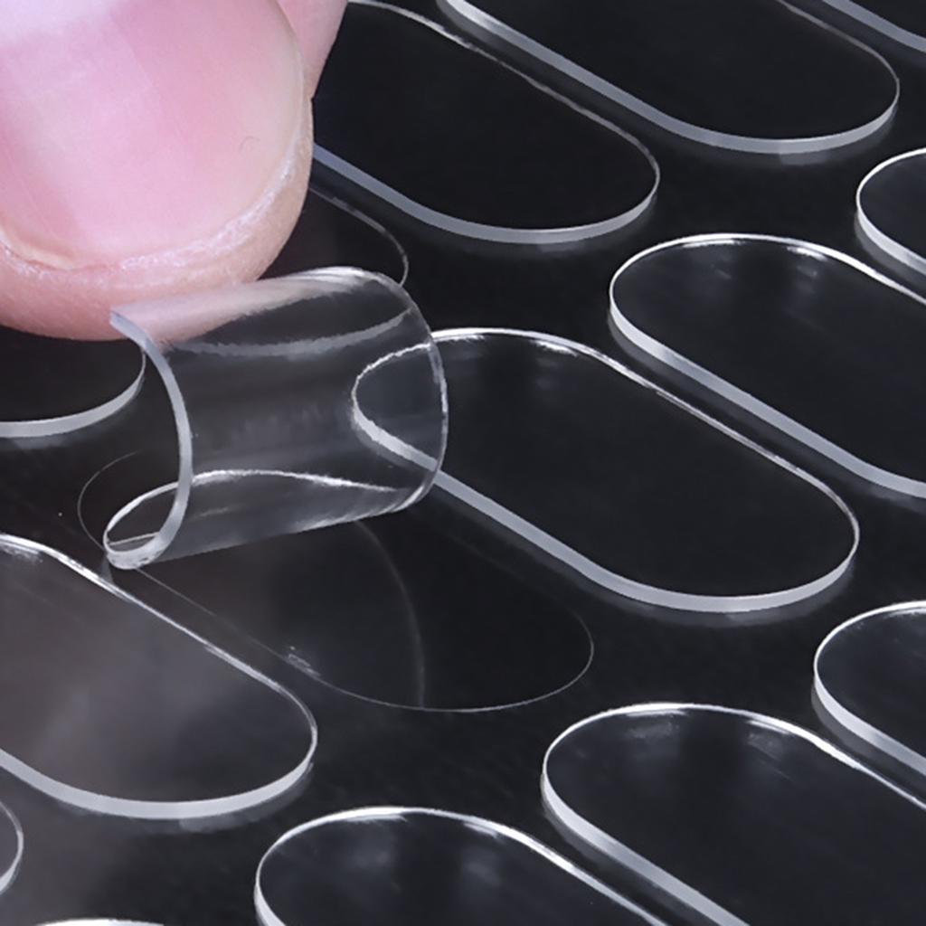 100 шт. двухсторонних клейких лент, самоклеящиеся наклейки для плакатов, липкая прозрачная замазка, липкая лента для праздничных украшений