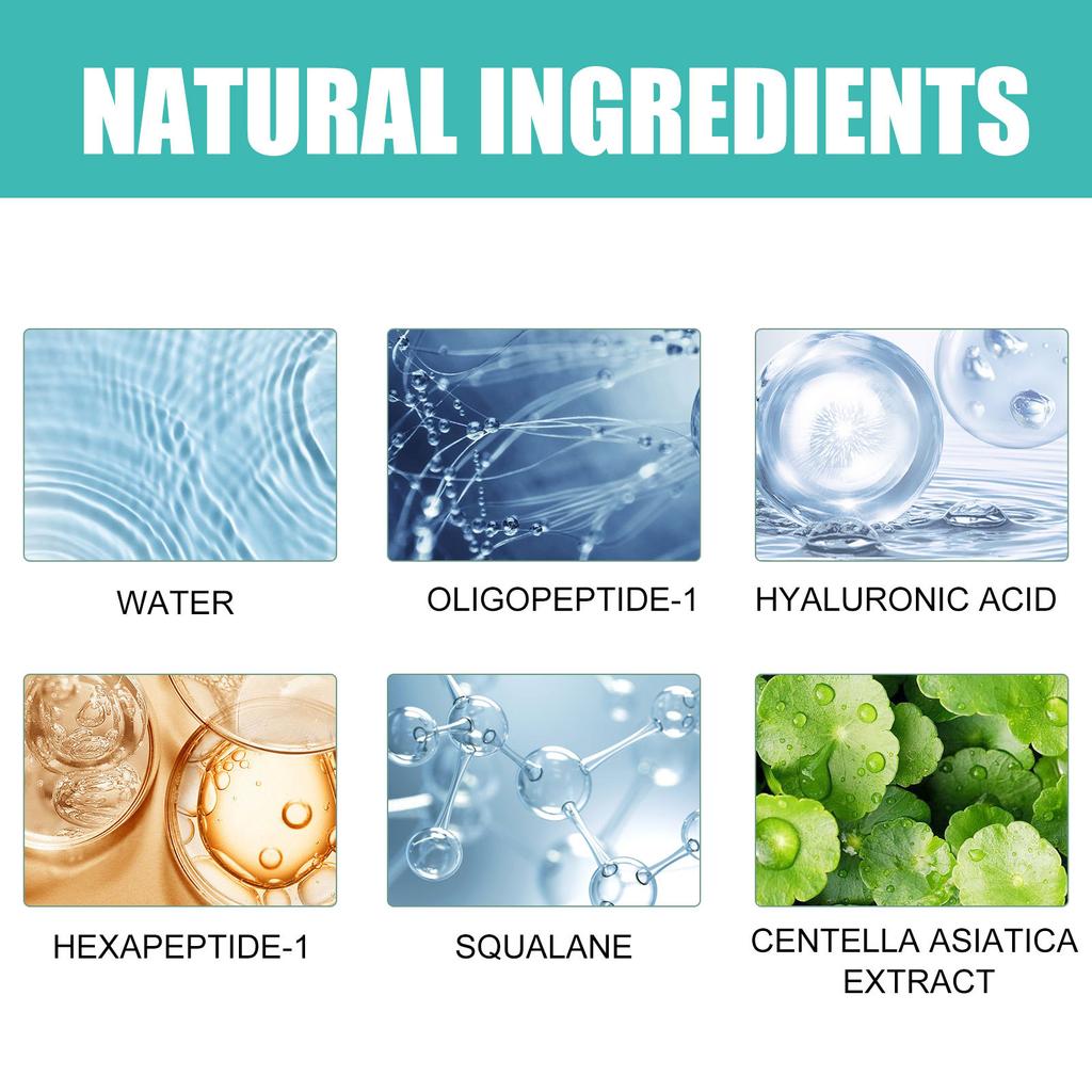 EELHOE Сыворотка для лица с гиалуроновой кислотой, увлажняющая, отбеливающая, укрепляющая, выцветает, тонкие линии, против морщин, против старения, эссенция для глубокого ухода, 30 мл