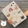 Чехол с милой мультяшной собакой для iPad Air4/5 10,9 дюйма. Силиконовый тройной чехол для iPad mini4/5 7,9 дюйма Pro11/12,9 дюйма 2021/20/19 gen9/8/7 10,2 дюйма.