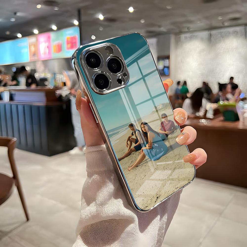 Чехол для телефона 'Лето, когда я стала красивой' Для IPhone 17 Pro Max 15 Pro 16 14 Plus 12 13 Mini 11 Pro Ударопрочный Гальванизированное Стекло