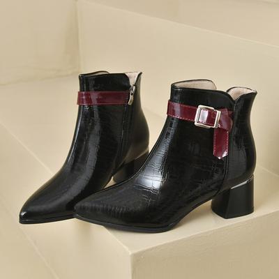 Сетчатые остроносые женские ботильоны модные высокие каблуки хлопковые туфли элегантные кожаные туфли зима 2025 тренд готика уютные ботинки женские