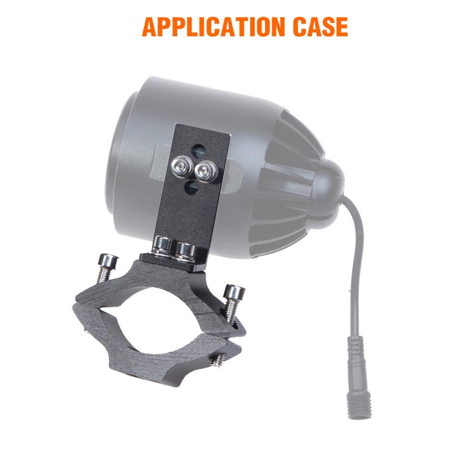 2 шт. Светодиодный кронштейн фары Труба Вилка 30-54 мм Крепление Вождение Противотуманная фара Зажим Держатель Подставка Для Кафе Рейсера Чоппера Мотоцикла