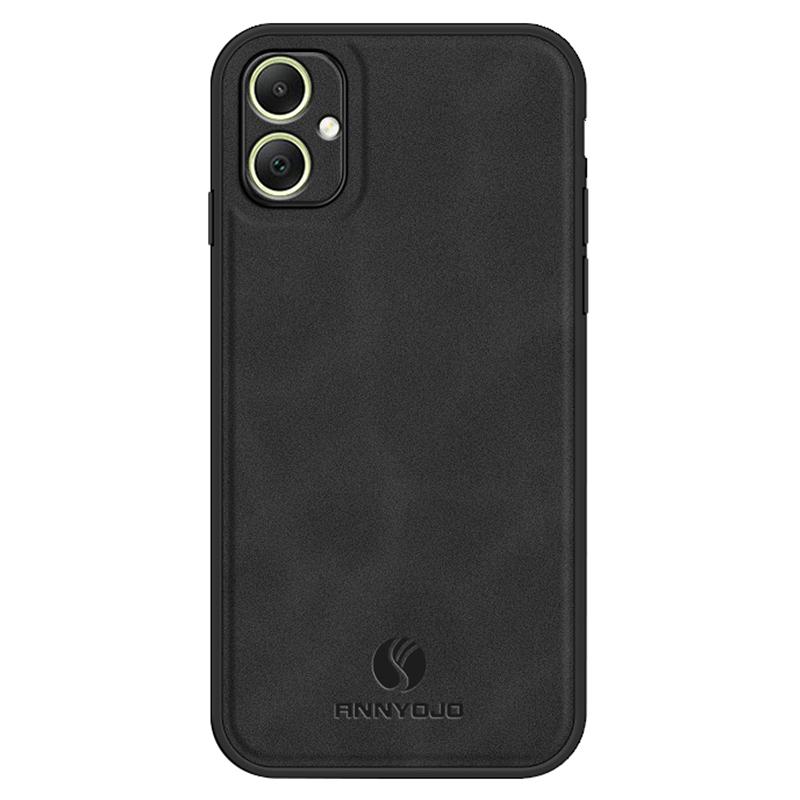 ANNYOJO For Samsung Galaxy A05 4G Case PU Leather+PC+TPU Mobile Phone Back Cover