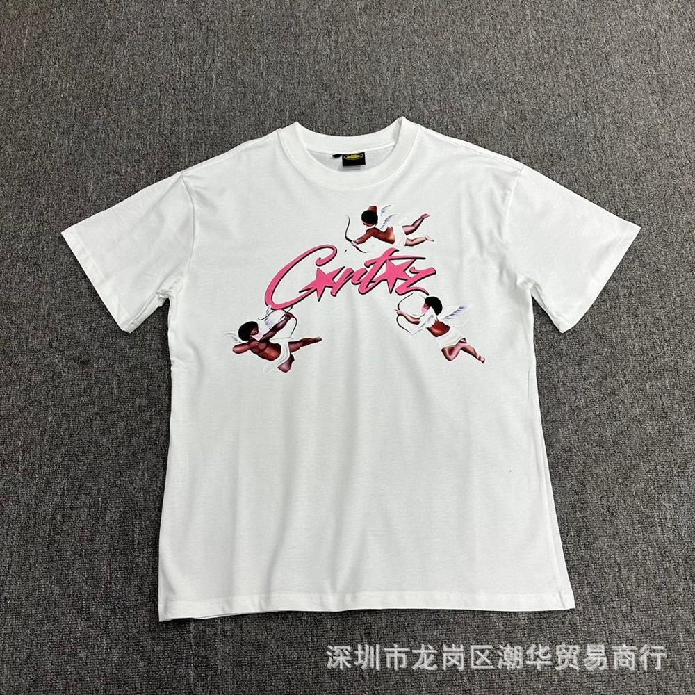 Cross-border Corteiz tide brand Alcatraz summer retro printing men's and women's trend loose casual short-sleeved T-shirt