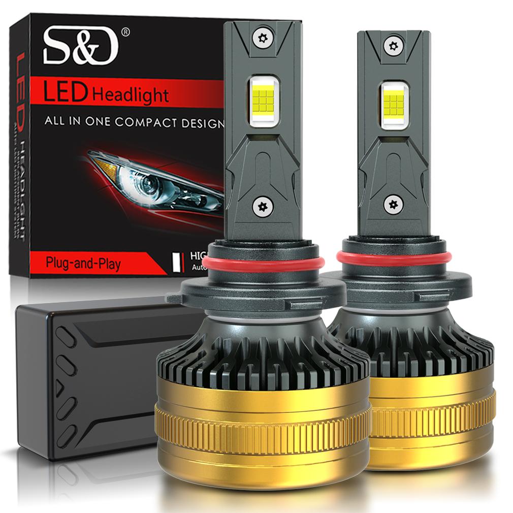 2Pcs H7 H4 Led Headlight Bulbs 6500K H1 H8 H11 Led 9005 HB3 9006 HB4 Auto Lamp 9012 Hir2 High Power 120W 60000LM Canbus CSP Chips Headlamp