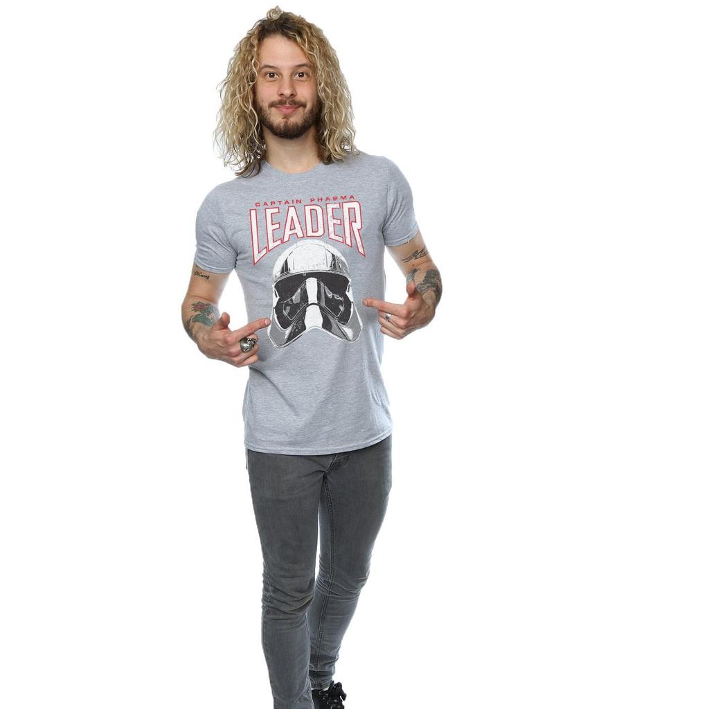 Star Wars Mens The Last Jedi Leader Helmet T-Shirt