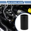 X AUTOHAUX Silicone Hose, Straight Silicone Tube, Black, Length 3.9 inches (100 mm), Inner
