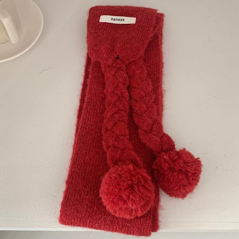 Luxury Winter Wool Scarf Women Cashmere Warm Pashmina  Neckerchief Female Shawl Wraps Thick Soft Cold-Proof Poncho Stole