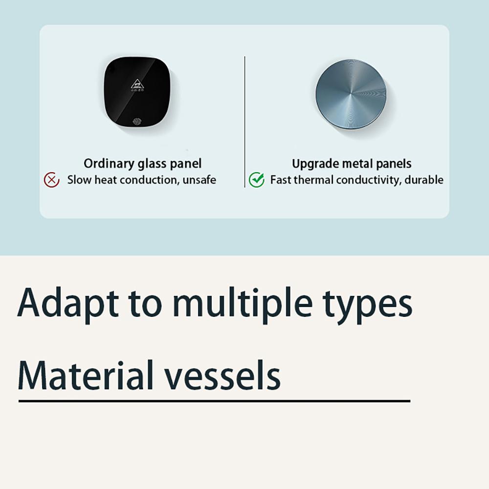 Электрический коврик для кружки, умная теплая подставка для постоянной температуры, быстрый нагрев, нагреватель для кружки, офис, низкая мощность, подарок для дома и офиса