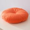 Degrees of Comfort Meditation Floor Pillow- Solid Color Round Cotton Linen Cushion Tatami Soft Seat Cushion for Home Bedroom Living Room