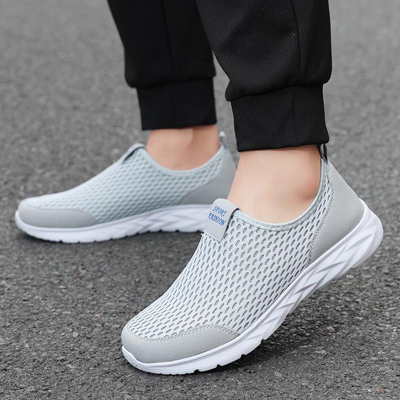 Мужская и женская повседневная спортивная обувь, легкие летние и весенние туфли на плоской подошве, кроссовки, большой размер 48