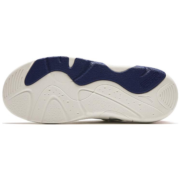 New Anta Slip-Resistant Low-Top Skateboard Shoes Women's White Purple 122428854-2