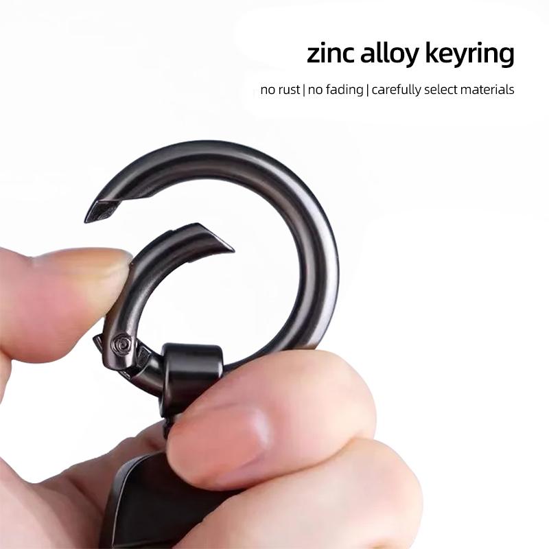 Car Logo Keychain Zinc Alloy Key Ring Accessories For Citroen C5X e-C4 X e-C3 C4 C3 C5 C-Elysee C-Crosser Berlingo C1 C6 C2 FL7