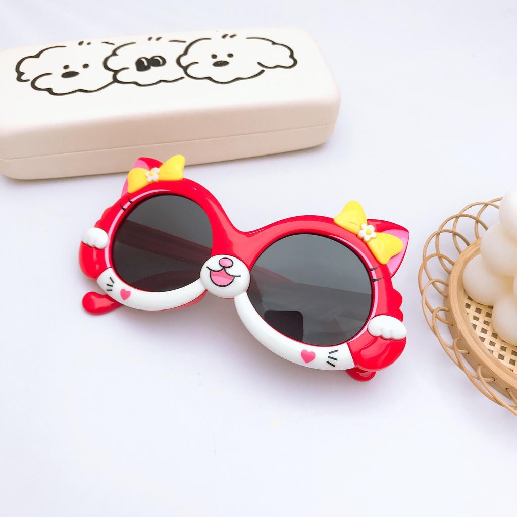 Мягкие силиконовые детские солнцезащитные очки Тануки Мультяшные детские поляризационные солнцезащитные очки Солнцезащитные мультяшные очки