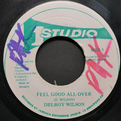 7-дюймовая пластинка DELROY WILSON, KING SPORTY - Feel Good All Over НЕТ Studio One Ямайка Регги, Ска и Даб Б/У