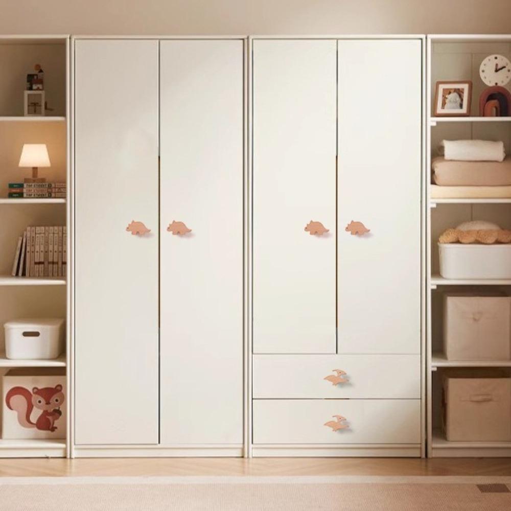 Милый крючок Животные Деревянные ручки для мебели Ручки для шкафов Ручки для ящиков Детская комната