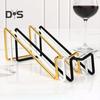 Настольная стойка для вина, железный держатель для бутылок вина, пива, полка для шампанского, подставка для напитков для домашнего декора барной стойки
