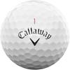 Мячи для гольфа Callaway Chrome Soft, упаковка 24 шт., 3-составная конструкция, белые