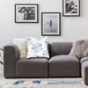 Blue Silica Gel Package Square Pillow Cover Home Decorative Cushions Throw Pillow For Sofa Double-Sided Printing
