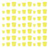 1000pcs Tattoo Ink Cups Disposable Microblading Pigment Cup Tattoo Supplies Yellow Without Cup Holde