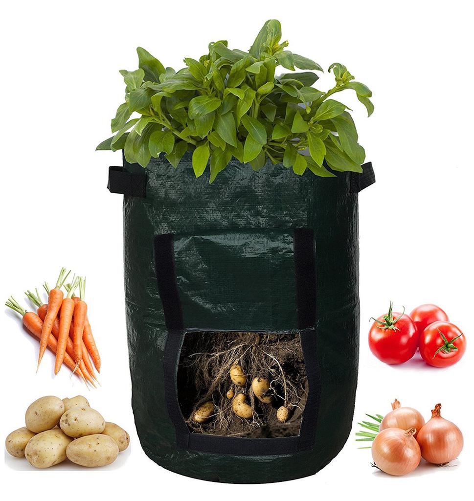 Sagit  DIY Potato  Planter PE Cloth Planting Container Bag Thicken Garden Pot
