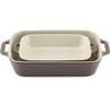 Set of Rectangular Baking Dishes Zwilling Staub Ceramique, 2 Pieces, Antique Grey (40511-922-0)