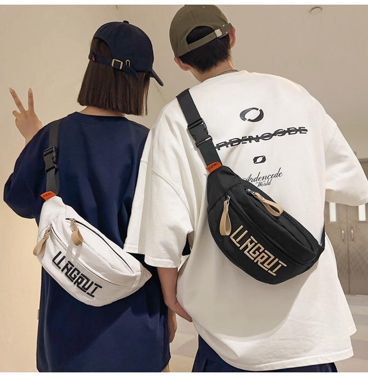 Модная поясная сумка унисекс – Большая вместимость, Легкая, Повседневная спортивная сумка через плечо/кроссбоди