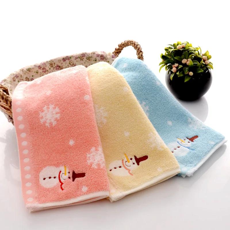 Cartoon Baby Towel Soft Cotton Infant Children Bath Towel for Newborn Kids Bathing Wipes Washcloth Shower Handkerchief 50x25cm