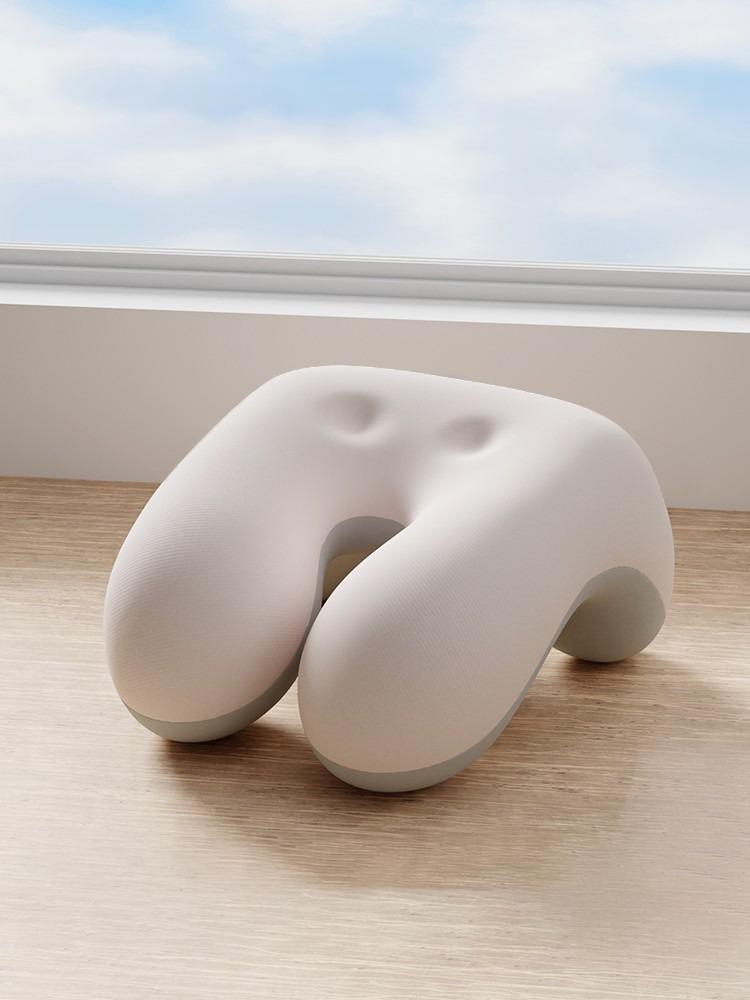 Memory Foam Office Chair Head Support Pillow for Computer Chairs Adjustable Headrest Nap Pillow for Sleeping Working Removable