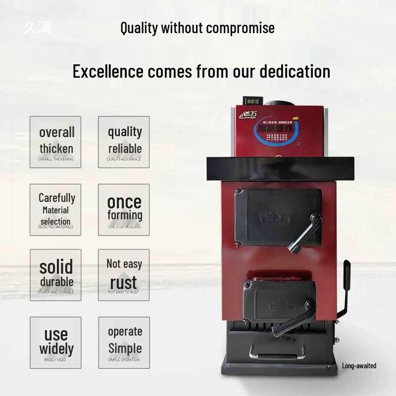 Energy-Saving Coal-Fired Stove & Radiator for Cooking and Heating
