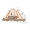 10Pcs Violin Sound Posts for 3/4 4/4 Luthier Tool Quality Supplies Soundpost