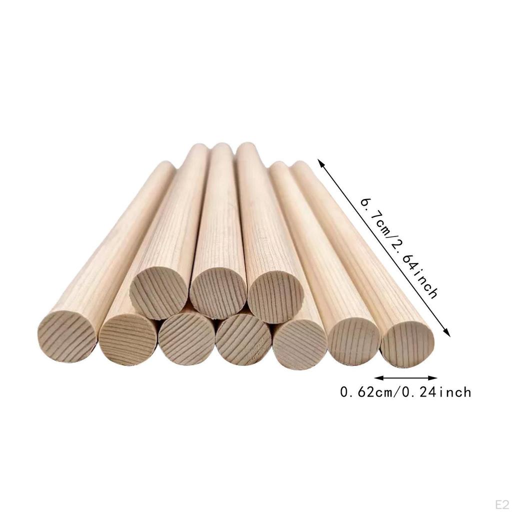 10Pcs Violin Sound Posts for 3/4 4/4 Luthier Tool Quality Supplies Soundpost