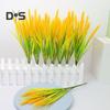 7 Forks Artificial Wheat Ears Rice Plant Bouquet Realistic Simulated Non Water Needed Easy To Care Indoor/Outdoor Decor